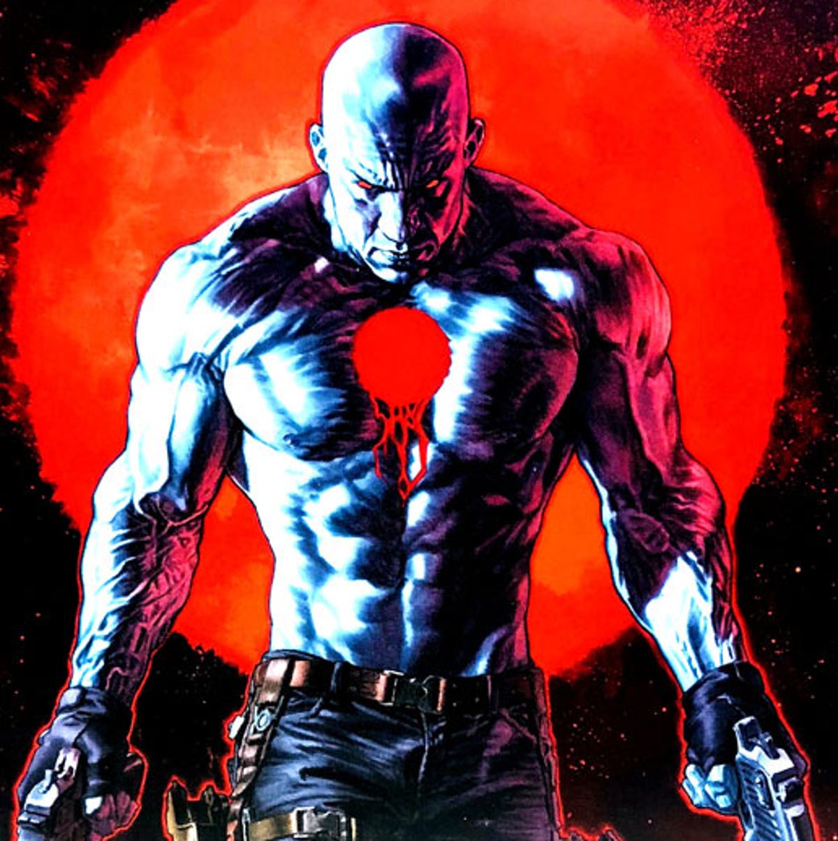 exclusive variant cover of bloodshot salvation 12 featuring vin diesel in costume illustrated b