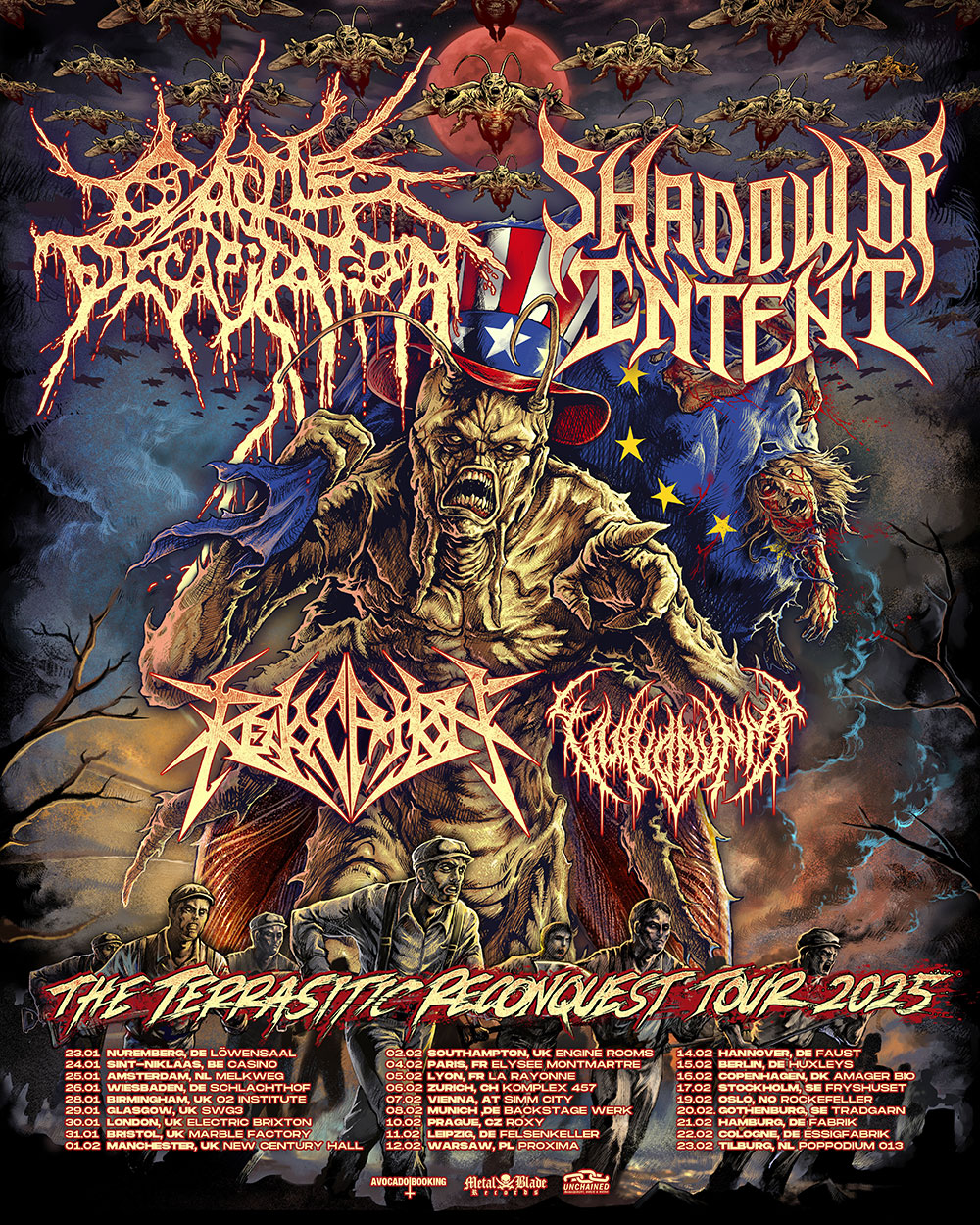 cattle decapitation terrasitic reconquest tour