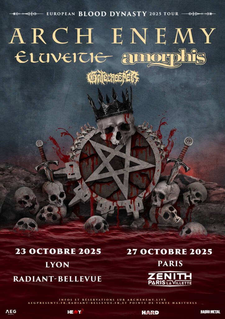 ARCH ENEMY France2025 poster 724x1024