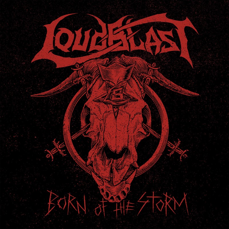 loudblast born of the storm 7 gatefold red vinyl 