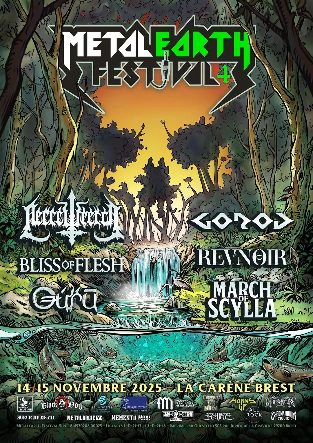 MetalEarth Festival 2025 affiche