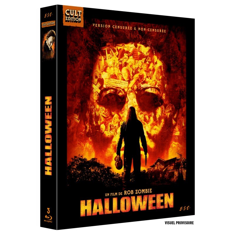 rob zombie s halloween unrated rated cut cult edition 3 bd affiche edition limitee